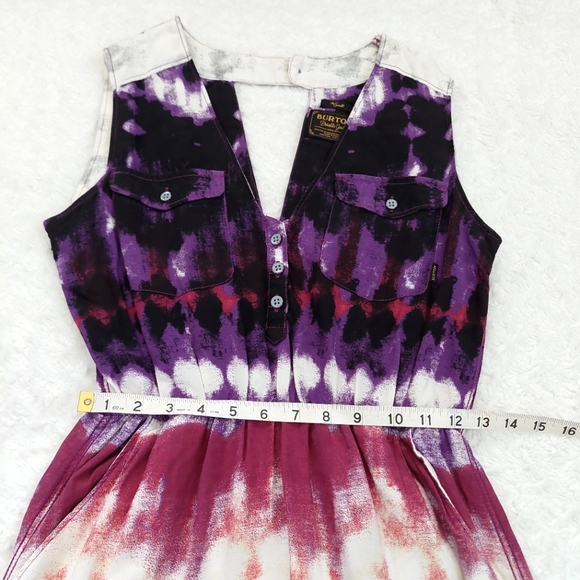 Burton Turnstone Dress Ombre Tie Dye Print - Size S - Picture 3 of 10
